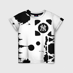 Детская футболка New York yankees - baseball team pattern