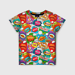 Детская футболка Bang Boom Ouch pop art pattern