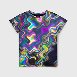 Детская футболка Волнистые абстрактные волны