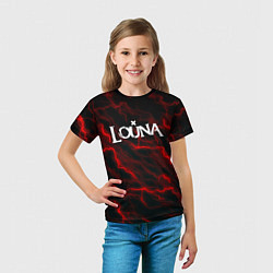 Футболка детская Louna storm рок группа, цвет: 3D-принт — фото 2