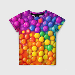 Детская футболка Разноцветные шарики
