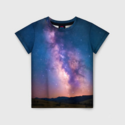 Детская футболка Млечный путь ночью