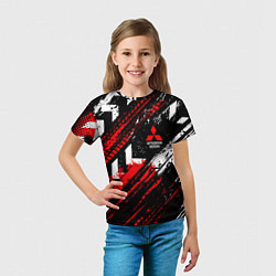 Футболка детская Mitsubishi - sport style, цвет: 3D-принт — фото 2