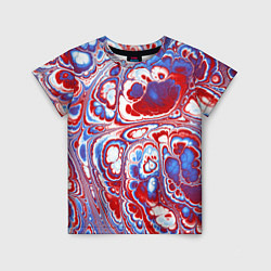 Детская футболка Абстрактный разноцветный паттерн