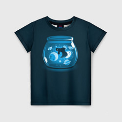 Футболка детская Космический аквариум, цвет: 3D-принт