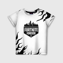 Детская футболка Epic games fortnite fire