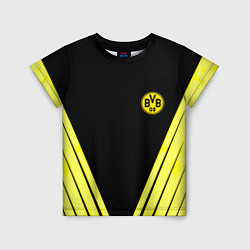 Детская футболка Borussia geometry yellow