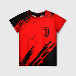 Детская футболка Juventus краски спорт фк