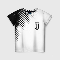 Детская футболка Juventus sport black geometry