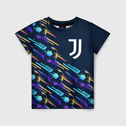 Детская футболка Juventus градиентные мячи