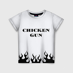 Детская футболка Чикен ган пламя