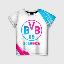 Детская футболка Borussia neon gradient style