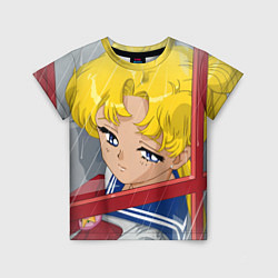 Детская футболка Sailor Moon Усаги Цукино грустит