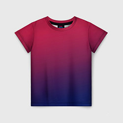 Детская футболка Gradient red-blue