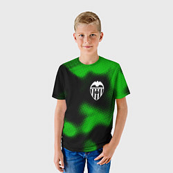 Футболка детская Valencia sport halftone, цвет: 3D-принт — фото 2