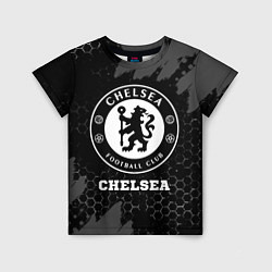 Детская футболка Chelsea sport на темном фоне