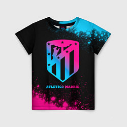 Детская футболка Atletico Madrid - neon gradient