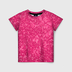 Детская футболка Яркий розовый абстракция