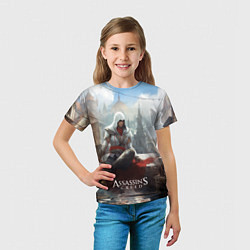 Футболка детская Assassins creed poster game, цвет: 3D-принт — фото 2