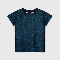 Детская футболка Тёмный синий текстура