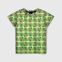 Детская футболка Паттерн флоры