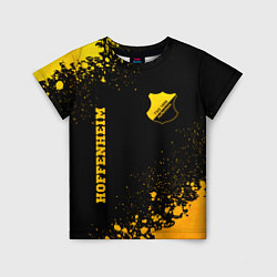 Детская футболка Hoffenheim - gold gradient вертикально