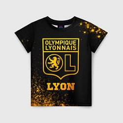 Детская футболка Lyon - gold gradient