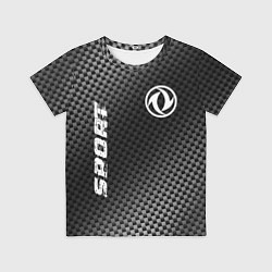 Футболка детская Dongfeng sport carbon, цвет: 3D-принт