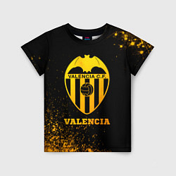 Детская футболка Valencia - gold gradient