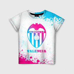 Футболка детская Valencia neon gradient style, цвет: 3D-принт