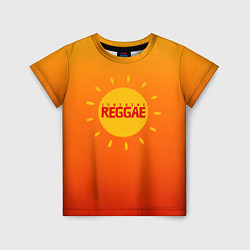 Детская футболка Orange sunshine reggae