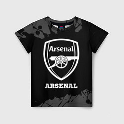 Детская футболка Arsenal sport на темном фоне