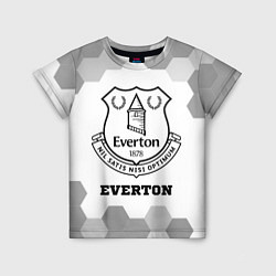 Детская футболка Everton sport на светлом фоне