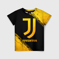 Детская футболка Juventus - gold gradient