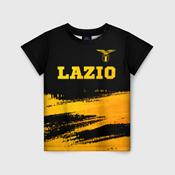 Детская футболка Lazio - gold gradient посередине