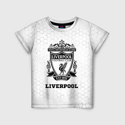 Детская футболка Liverpool sport на светлом фоне