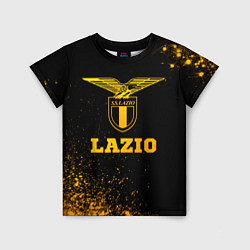 Детская футболка Lazio - gold gradient