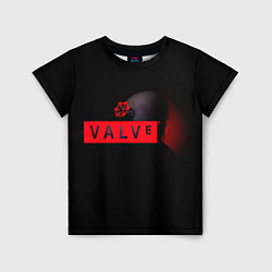 Футболка детская Valve afro logo, цвет: 3D-принт