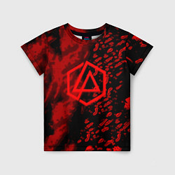 Детская футболка Linkin park red logo