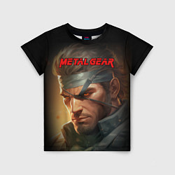 Футболка детская Веном Снейк из игры Metal gear, цвет: 3D-принт