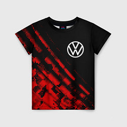 Футболка детская Volkswagen sport grunge, цвет: 3D-принт
