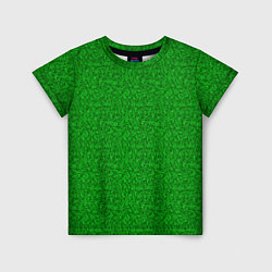 Футболка детская Зеленая трава узор, цвет: 3D-принт
