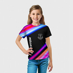 Футболка детская Everton speed game lights, цвет: 3D-принт — фото 2