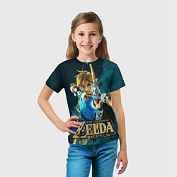 Футболка детская Zelda - Link, цвет: 3D-принт — фото 2