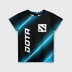 Детская футболка Dota неоновые лампы