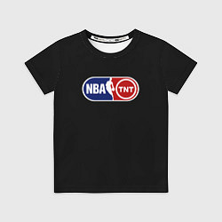 Футболка детская NBA logo tnt, цвет: 3D-принт