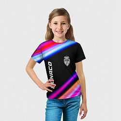 Футболка детская Monaco speed game lights, цвет: 3D-принт — фото 2