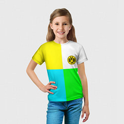 Футболка детская Borussia color cport, цвет: 3D-принт — фото 2