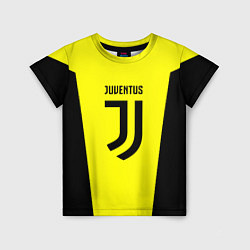 Детская футболка Juventus sport geometry yellow