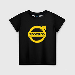 Детская футболка Volvo yellow logo